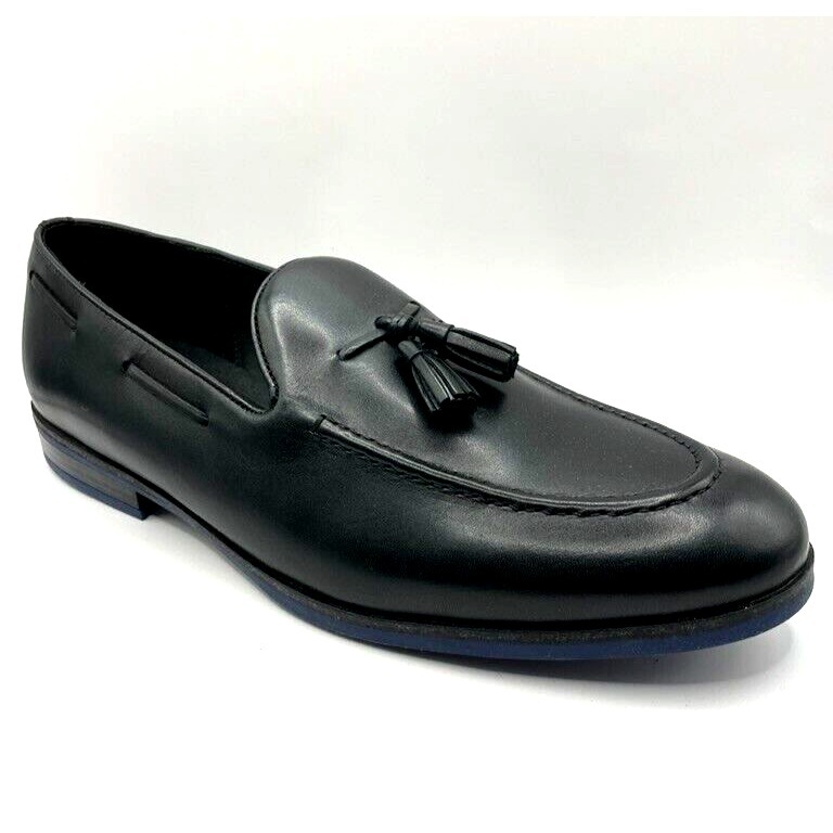 Clarks Citi Stride Slip On Loafer Men's Size Us 9m Black Leather Shoes Nwob